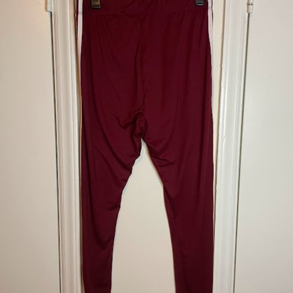 Burgundy Striped Legging XL - Picture 3 of 5